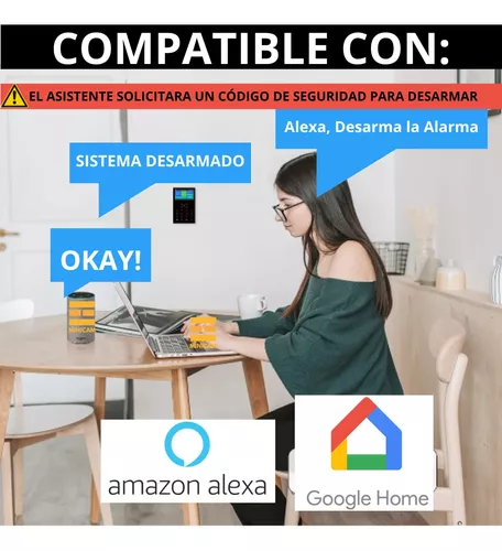Kit Alarma Seguridad Casa Inteligente Compatible Alexa Gogle