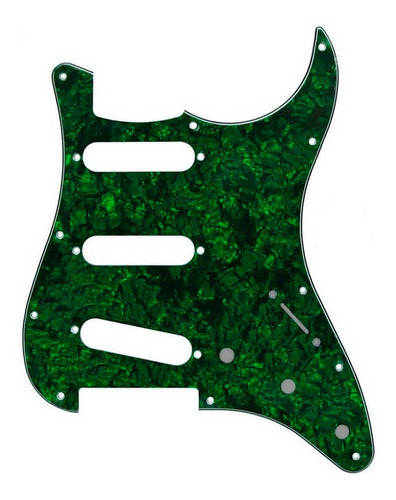 Escudo Phx 67gr Verde Perolado Para Guitarra Stratocaster