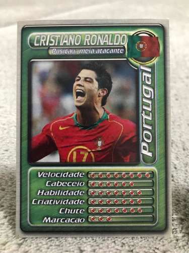 Cards Copa Do Mundo 2010 Piratinhas Cristiano Ronaldo #2 (Usado)
