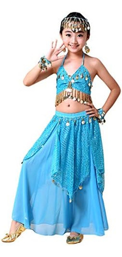 Vestido Grouptap Bollywood Para Danza Del Vientre Para Niñas