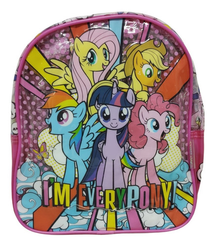 Mochila My Little Pony Jardin 12 Pulgadas Wabro Art. 11222