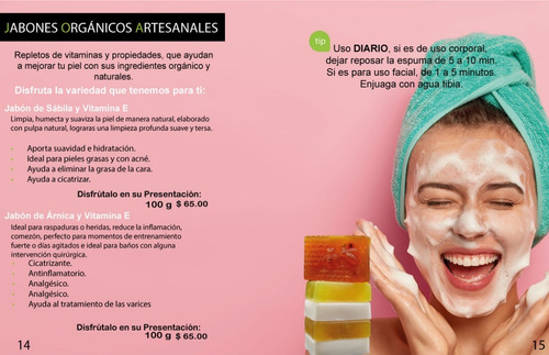 Jabón De Árnica Y Vitamina E Natural Shower