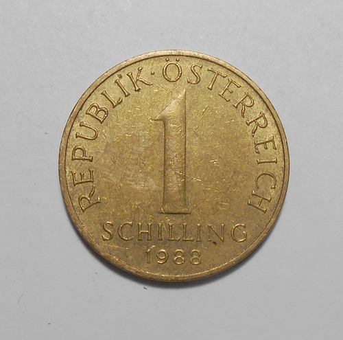 Austria Moneda 1 Schilling (chelin) 1988 - Km#2886 - Flores