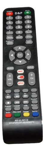 Control Universal Para Smarttv Ad-ul201+x