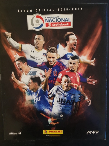 Imagen 1 de 4 de Album Futbol Nacional Chile 2016-17 Completo A Pegar