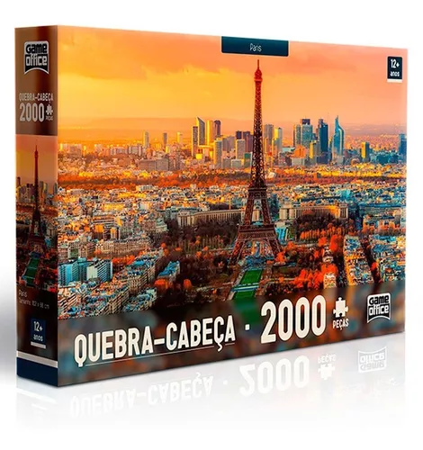 Quebra Cabeça Torre Eiffel Paris França Puzzle 500 Peças Jogos Toia -  Puzzles - Quebra-Cabeça - Magazine Luiza