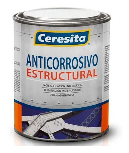 Protector Anticorrosivo Estructural Negro 1/4gl