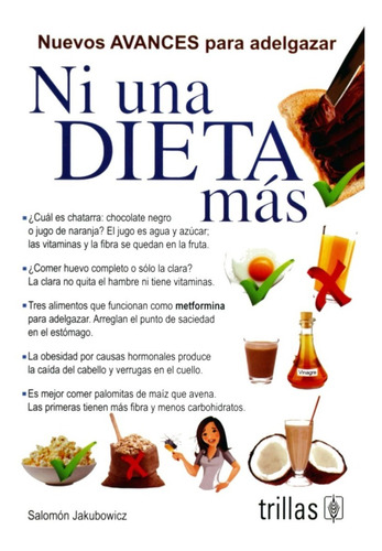 Ni Una Dieta Más Avances Para Adelgazar Envío Gratis Trillas