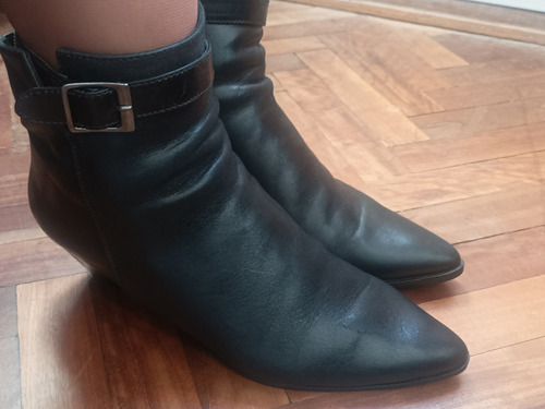 Botas Dama Leather Negras Sagali