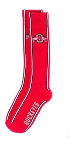 Calcetines - Ncaa Ohio State Buckeyes Helmet Stripe Red Dres