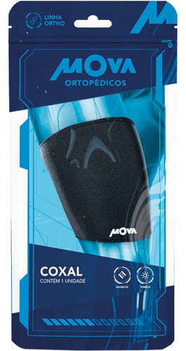 Coxal De Neoprene Tamanho G Preto - Mova