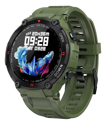 Smartwatch Inteligente K22 Sport 1.28  Metal Abs Silicona