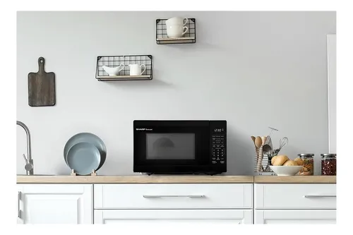 Horno Microondas Sharp 0.7 Cuft 700w Con Turntable Smc0760kb