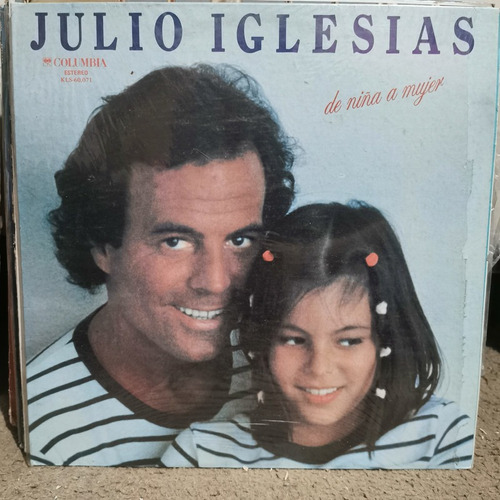 Disco Lp Julio Iglesias-de Niña A Mujer, Columbia Estereo M