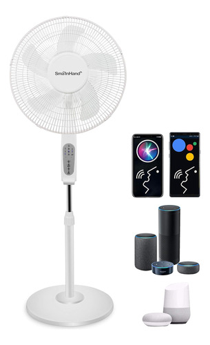 Ventilador Oscilante, Alexa Google Home Phone Control De Voz