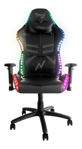 Silla Butaca Gamer Con Luces Led Typhon Rgb