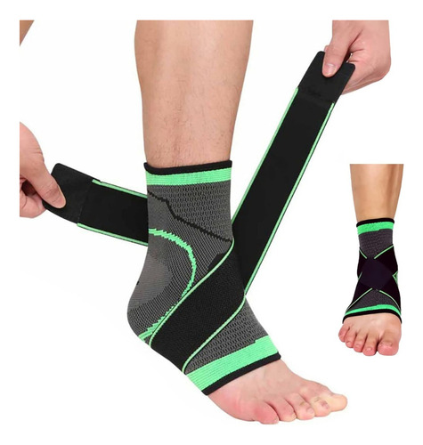 Tobillera Deportiva Anti Esguince Elástica Velcro Tobillo