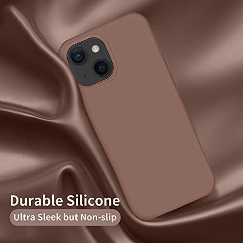 Imagen 5 de 6 de Funda P/iPhone 13 Cordking 6.1inch/ultradelgada/marrón Claro