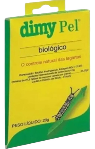 Dimy Pel Lagarticida Biológico Contra Lagartas 20g