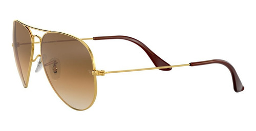 Lente De Sol Ray Ban Piloto Café Desvanecido Rb3025