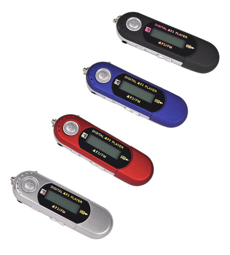 4gb Mp3 Player Digital Usb Multimídia Música 3,5mm Saída