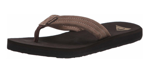 Sandalias Tipo Chancleta De 3 Puntos De Gamuza Quiksilver Pa