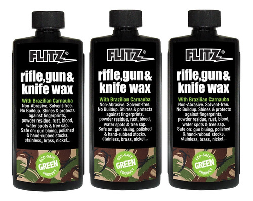 Flitz Gw 02785-3a-3pk - Cera Para Rifle Y Pistola, Botella D