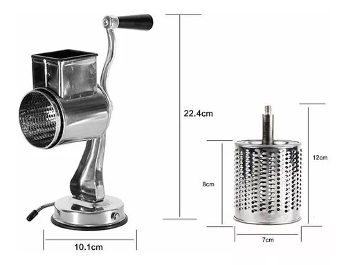 Rallador Queso Pan Tambor Repuesto + Eje Comercial Rayador