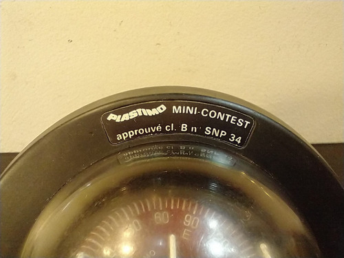 Imagen 2 de 7 de Antigua Brújula Compas Marina Francesa Plastimo Mini Contest