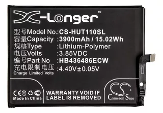 Batería P/ Huawei Mate 10 Lite, P20 Pro, Hb436486ecw,3900mah