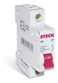 12 Disjuntor Unipolar Din Steck C 10a - 21133 Ueha