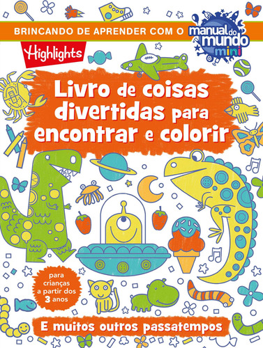 Livro Livro De Coisas Divertidas Para Encontrar E Colorir