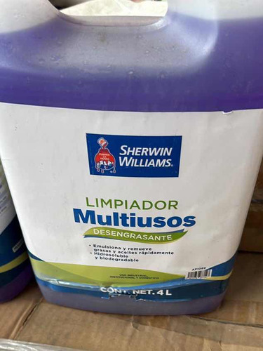 Desengrasante Industrial Multiusos Sherwin Williams Galón 4l