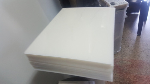 Placa Simil Acrilico Blanco Opal 224 X 122 X 3 Mm Apto Leds