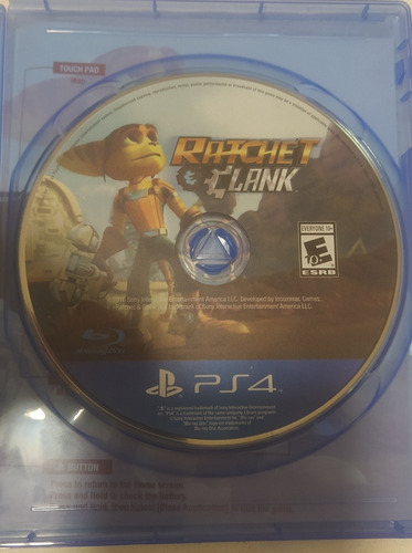 Juego Play Station 4 Fisico Ratchet & Klank (Usado)