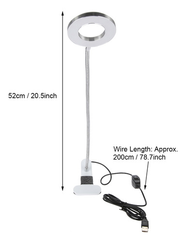 Mesa Gooseneck, Maquiagem Usb, Pinça De Beleza Led, Maquiage