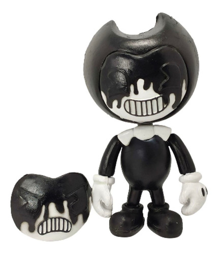 Figura Bendy The Ink Machine Demon Blanco Brilla Oscuridad