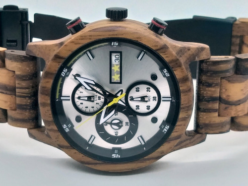 Reloj Redear All Wood Cronómetro Impecable No Nautica Swatch