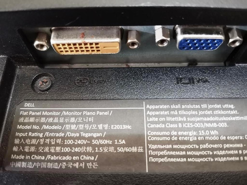 Fuente Para Monitor Dell E2013hc-715g4210-p02-002-001r (Usado)