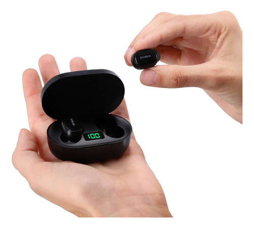 Auriculares In-ear Inalámbrico Bluetooth Negro Aiwa 70n