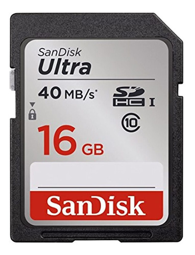 Sandisk Ultra Clase 10 Tarjeta De Memoria Sdhc De 8 Gb