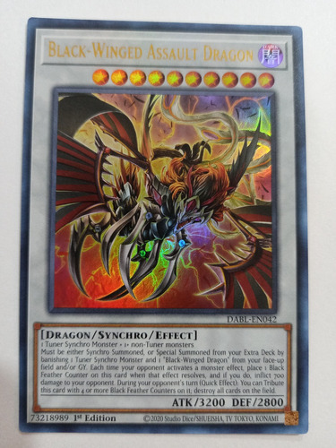 Black-winged Assault Dragon - Ultra Rare     Dabl