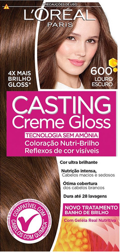 Casting Creme Gloss Rubio Oscuro 600 [45 Gr]