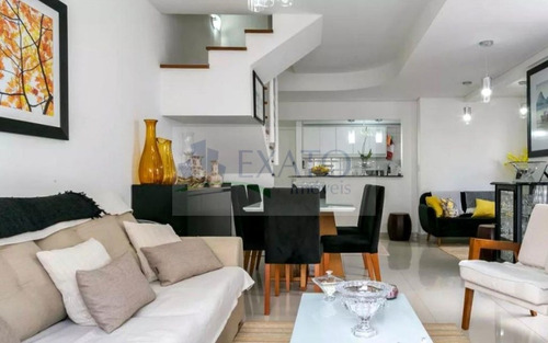 Imagem 4 de 15 de Cobertura Duplex Com 130m², 2 Dormitórios, Terraço Com Churraqueira E Hidro, 2 Vagas. - Em16764