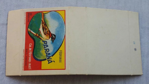 Caixa Fósforo Antiga Parana Série Pássaros - Capa - A66 (Usado)