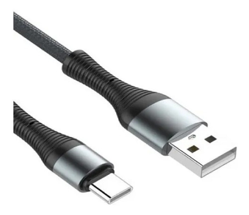 Cable Usb C Para Huawei 5amp Carga Rápida 1 Metro Siyoteam Color Gris oscuro