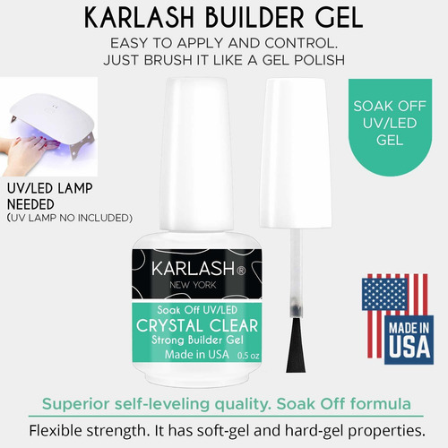 Karlash Brush On Builder Gel Soak Off Build It Gel Fuerte Ge