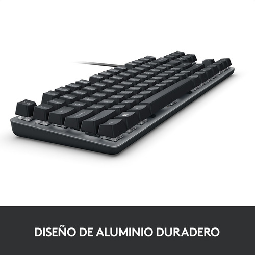 Teclado Mecánico Logitech K835 Tkl, Switch Azul / Español