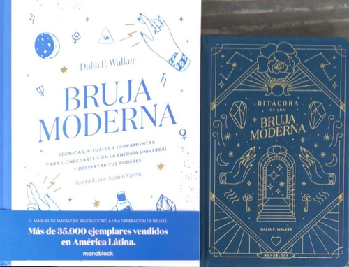  2 Libros Bruja Moderna + Bitácora Bruja Moderna Monoblock