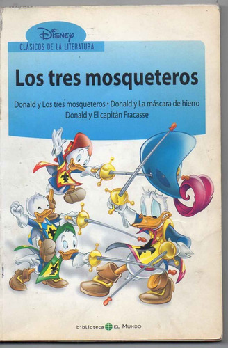 Los Tres Mosqueteros - Pato Donald - Disney Historieta Usado